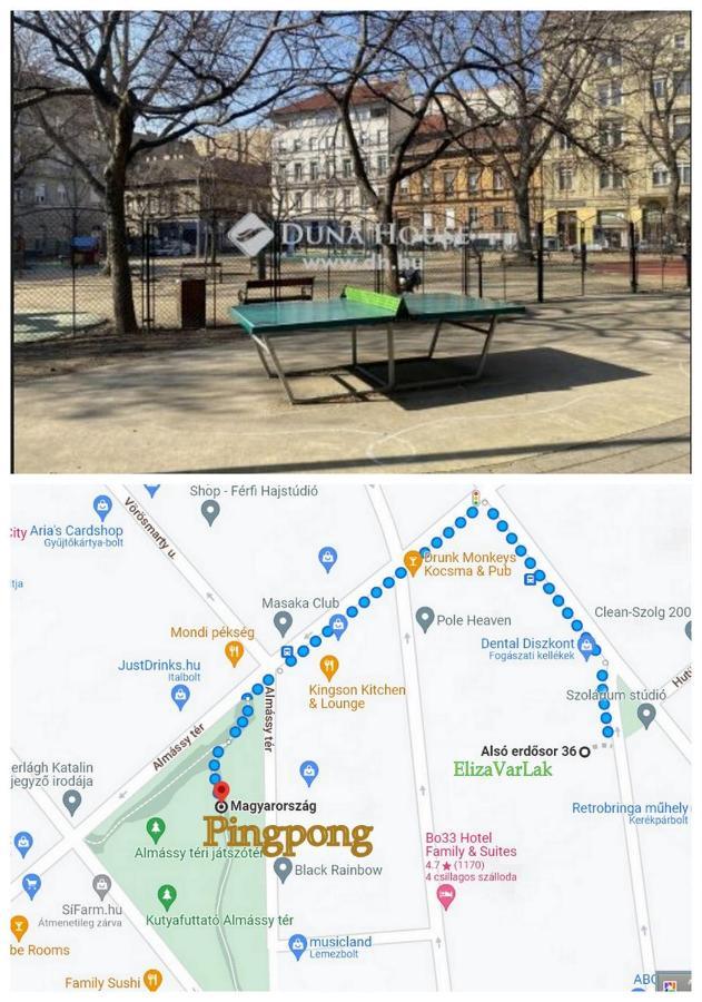 Elizavarlak Lägenhet Budapest Exteriör bild
